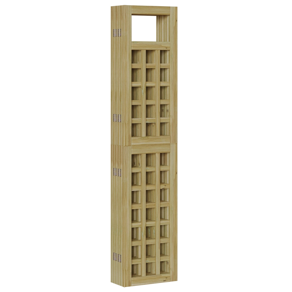 Schermo Privacy Esterno 6 Pannelli Legno Impregnato