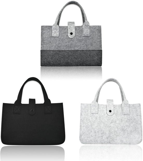 Tas a tracolla in pelle di vitello, 3 pezzi, 30cm*20cm*18cm