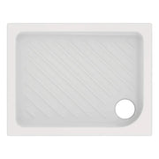 PIATTO DOCCIA RETTANGOLARE IN CERAMICA MODELLO GEMMA 2  H.7 - CM  80X100  - CEI