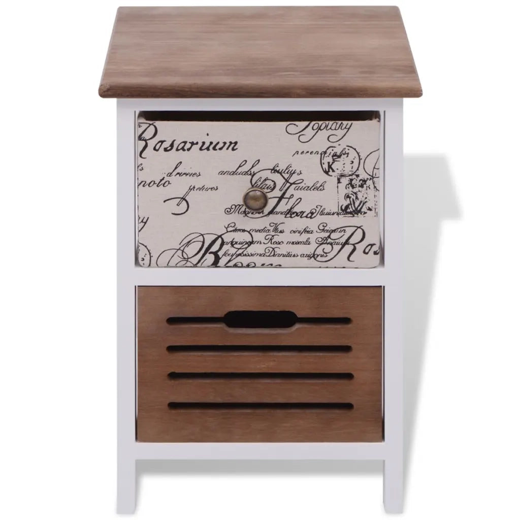 Comodini 2 Pezzi-Set di 2 Tavolino da notte In Legno