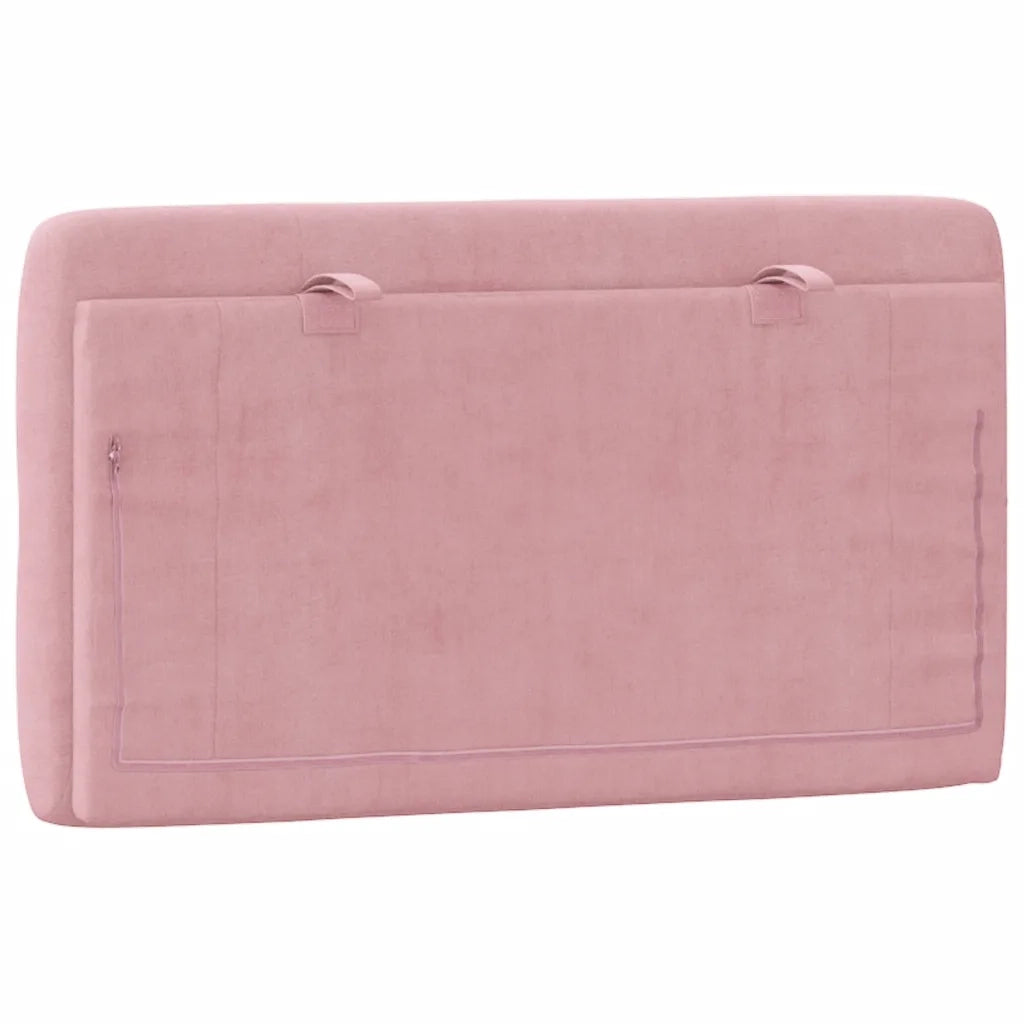 Cuscino Testiera Rosa 80 cm in Velluto CFW7303787
