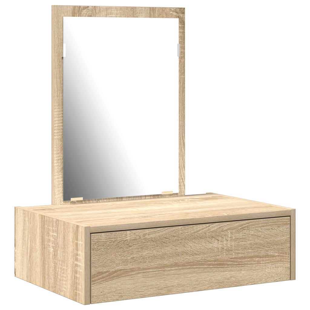Specchiera a parete Rovere Sonoma 60x40x70 cm