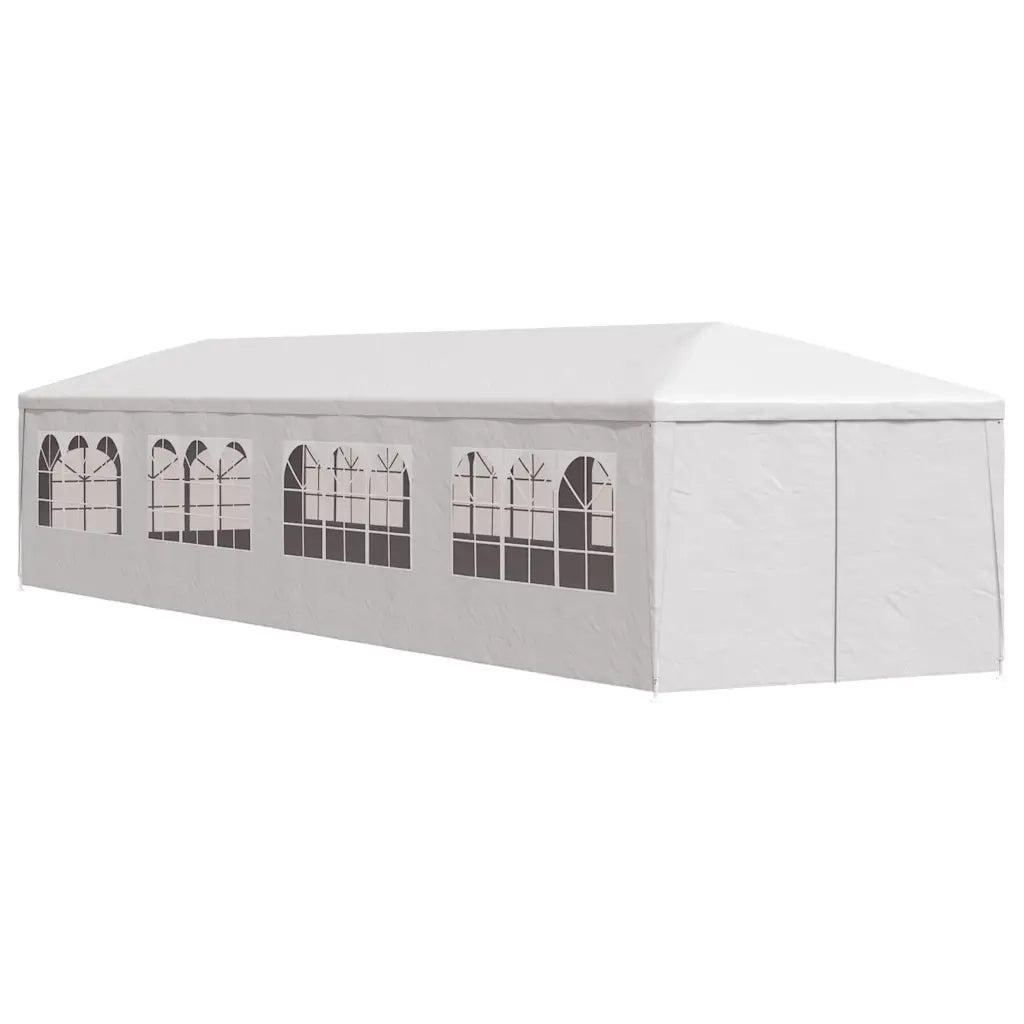 Gazebo da Giardino 3x12 m Bianco 91429