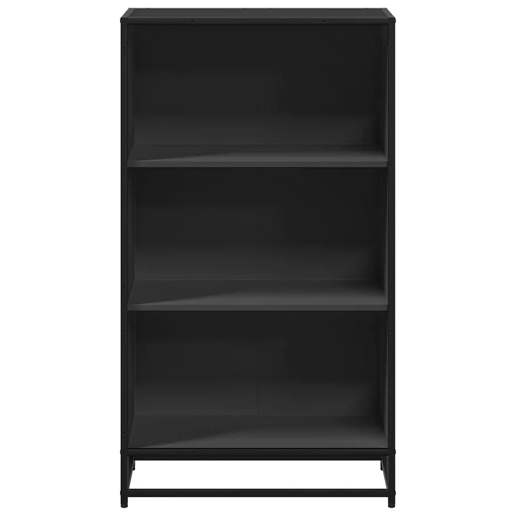 Libreria Nera 60x35x107,5 cm in Legno Multistrato