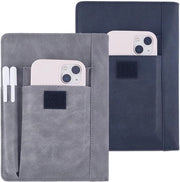 Waterdichte protezione per libri Mouw Grijs Zwart - Protezione per libri riparabile con tasche per penne - Regali per appassionati di libri