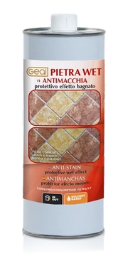 Protettivo effetto bagnato lucido per Pietra Marmo Granito Ardesia 1L Geal PIETRA WET