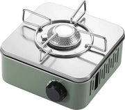 Mini Fornello da Campeggio - Cucina da Campeggio - Fornello da Campeggio - Fornello da Campeggio a Gas - Fornello a Gas - Verde - 2000W