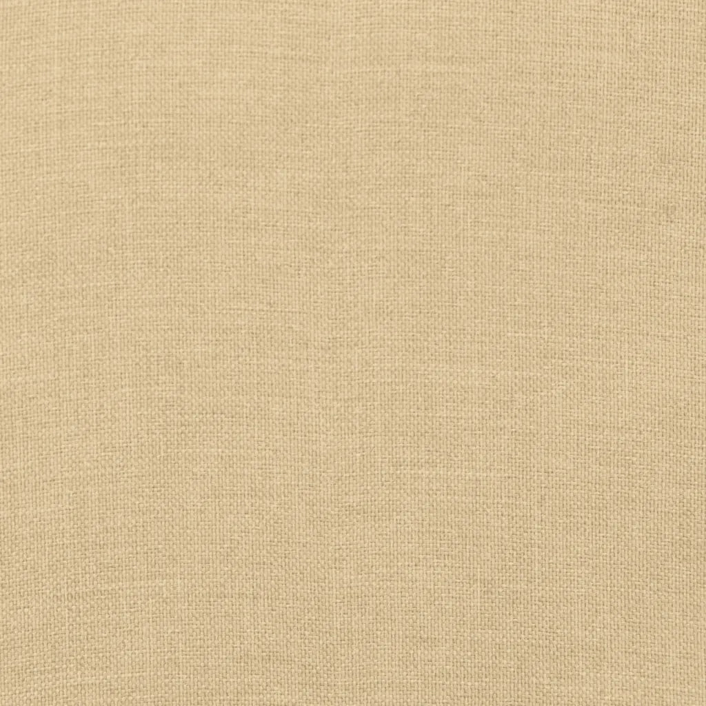 Cuscino Panca da Giardino Beige MÃ©lange 150x50x7 cm in Tessuto