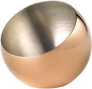 Set di scala da 3 - Ø 8 cm - Altezza 7 cm - 1 litro - Acciaio inossidabile con finitura a coperchio di rame.
