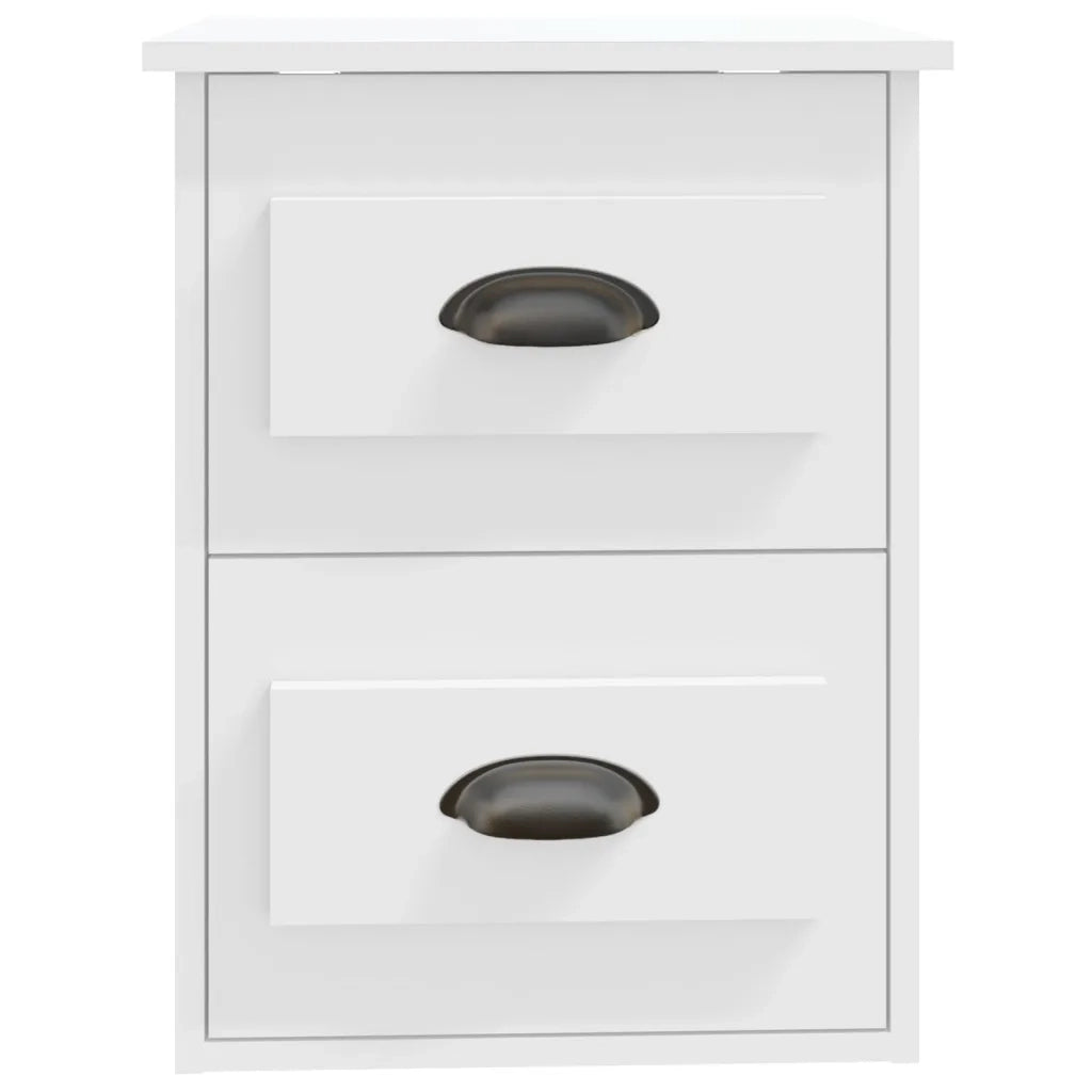 Comodino a Parete Bianco 41,5x36x53 cm 816392