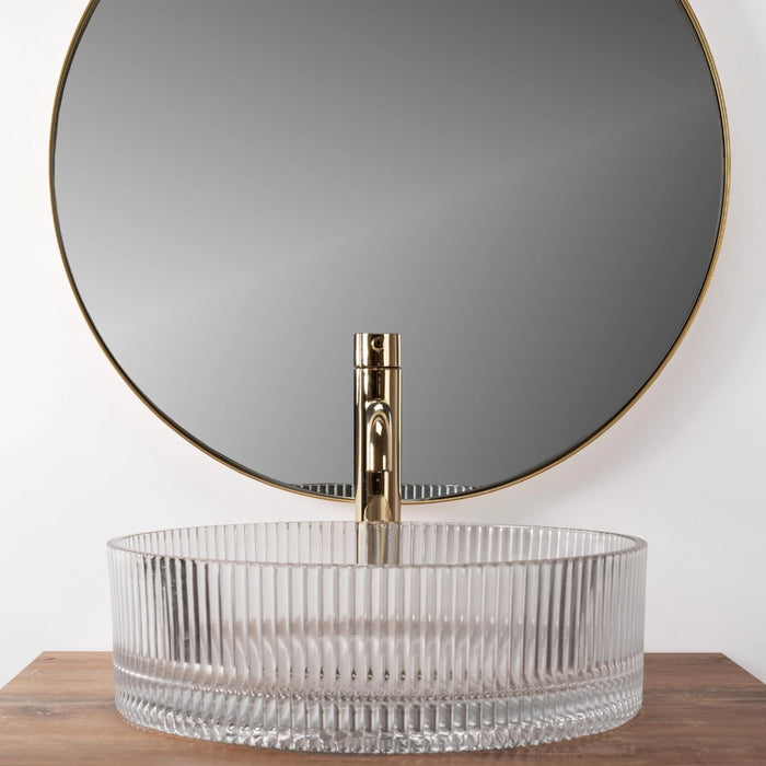 Lavabo Da Appoggio Rea Ingrid Transparent