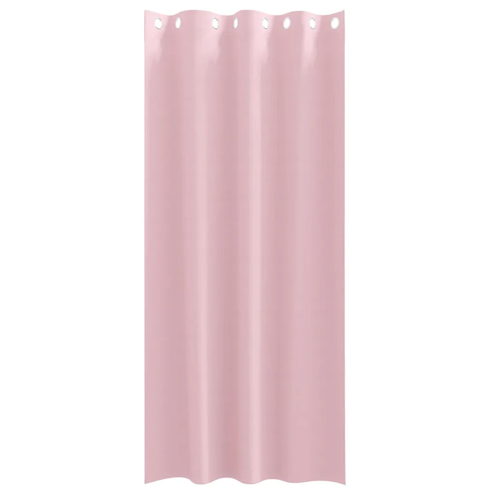 Tende Blackout con Anelli 2 pz Rosa baby 245 x 140 cm 4107411
