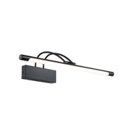 Maytoni Applique moderno Finelli 1 luce LED integrato nero metallo diffusore PC