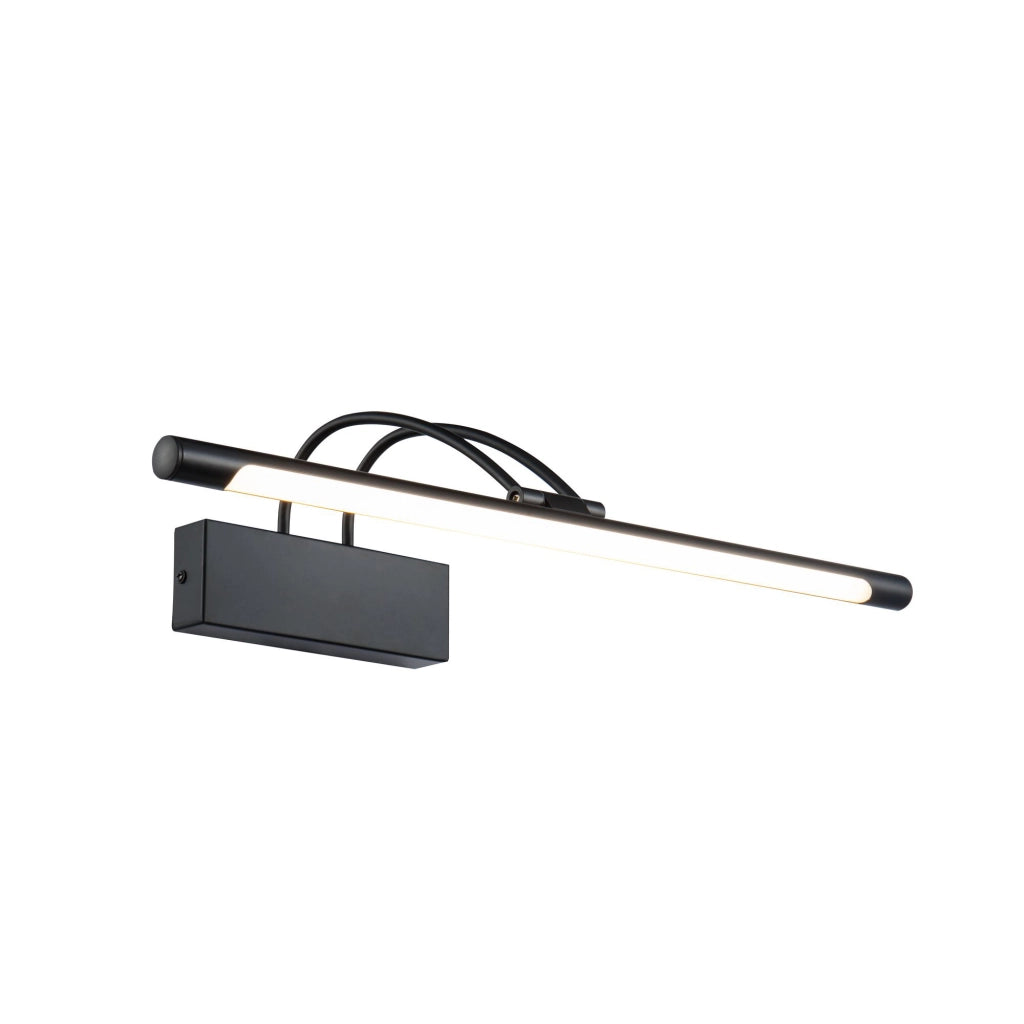 Maytoni Applique moderno Finelli 1 luce LED integrato nero metallo diffusore PC
