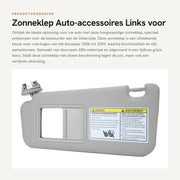 Pannello parasole in ABS per auto - sinistro - compatibile con 2006-2009 - codice prodotto 74320-42501-B2