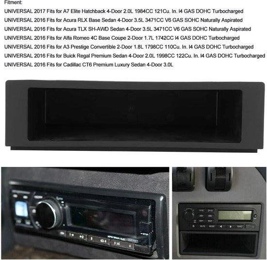 Kit di installazione per radio singola Din - Organizzatore interno - Opbergdoos per auto stereo radio - Innerhalb Organizzatore - Cruze