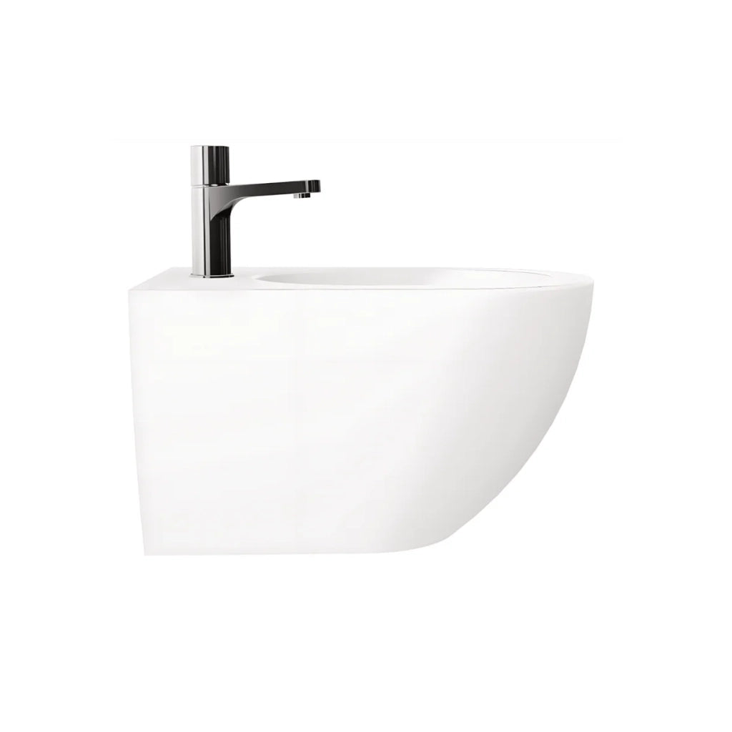 Bidet Sospeso Azzurra Ceramica "Comoda" Bianco Opaco