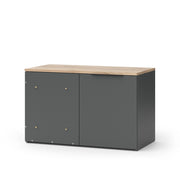 Vicco Credenza Antracite 40 x 50 cm Cassettiera ad angolo con anta
