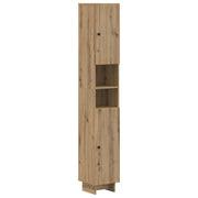 Armadio da Bagno con Ripiano Aperto EDE Rovere Artigianale 895944