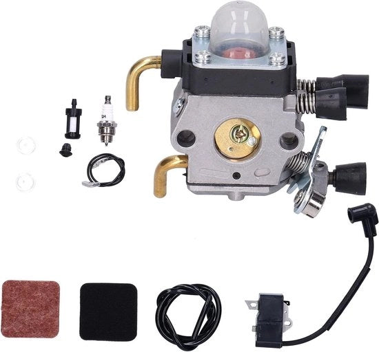 Set di Carburatore in Alluminio Bobina Filtro Carburante per STIHL FS80R FS85 FS80 HS80 HT75 HS75 HS85 KM85.
