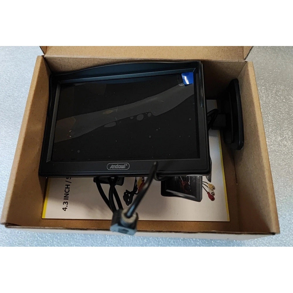 Trade Shop - Monitor Per Auto Suv Camioncino Q-ca901 Da 5" Hd Av A Colori Tft-lcd Telecamera -