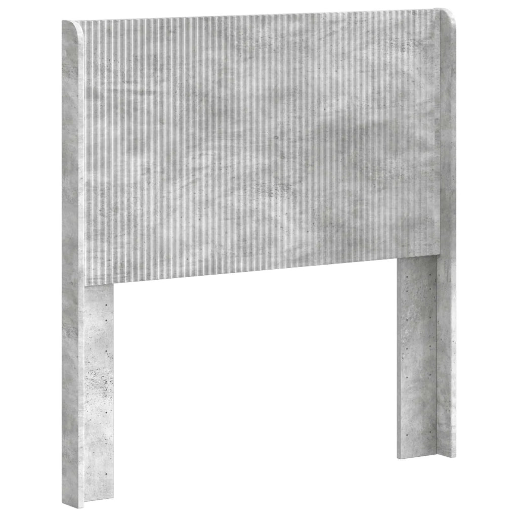 Testiera Letto Grigio Cemento Legno ingegnerizzato