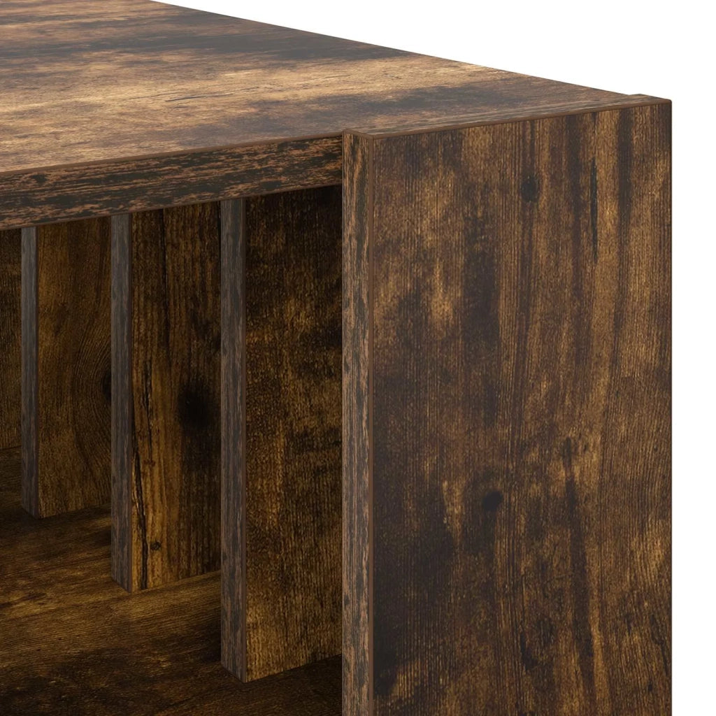 Tavolino da salotto | Tavolino da caff¨¨ | Tavolino da Soggiorno Rovere fum¨¦ 92 x 49,5 x 45 cm