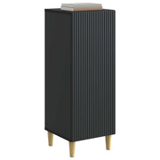 Credenza | Madia | Buffet da pranzo | Armadio da pranzo Nero 33 x 34,5 x 90 cm Legno ingegnerizzato