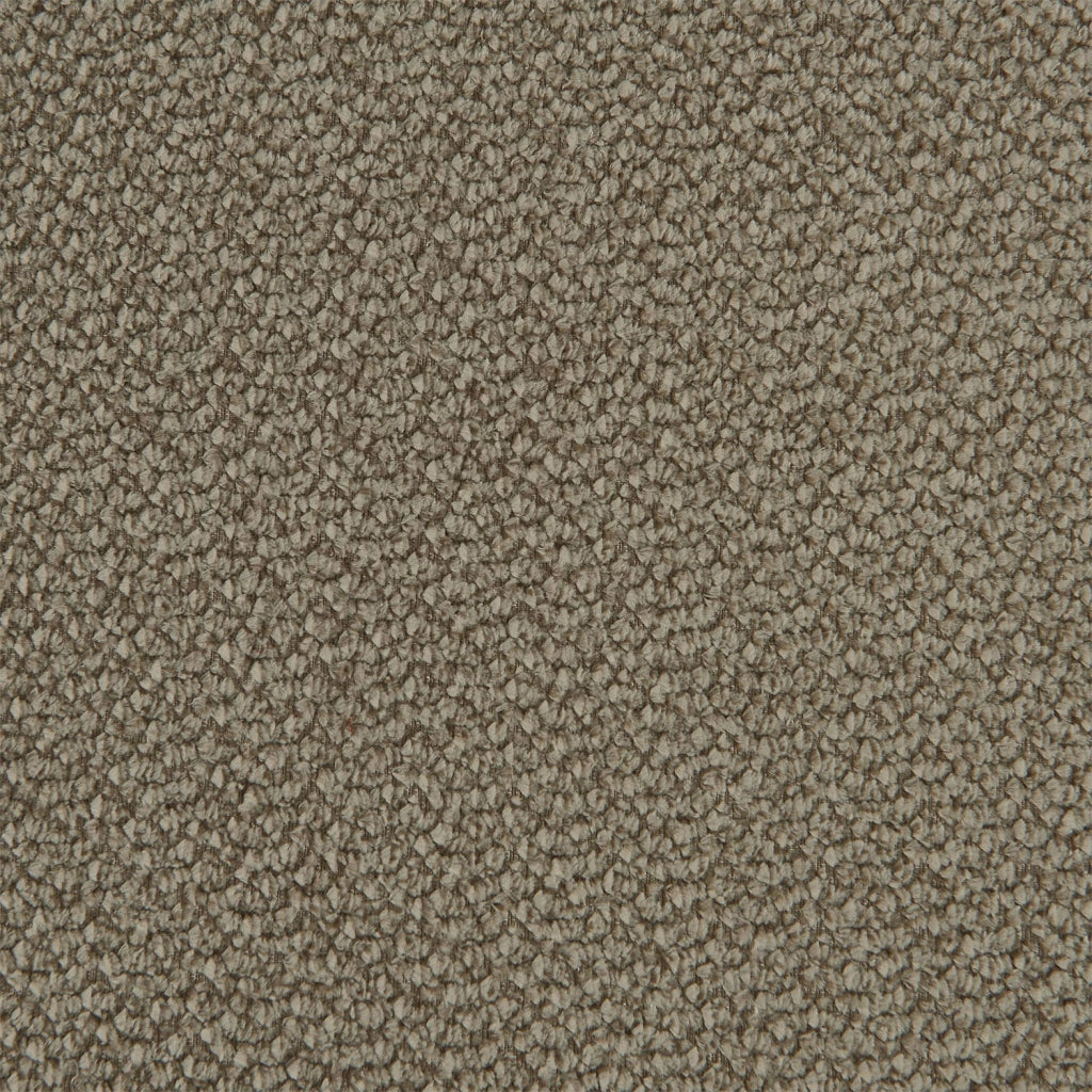 Poltrona per divano modulare in tessuto ciniglia, beige scuro