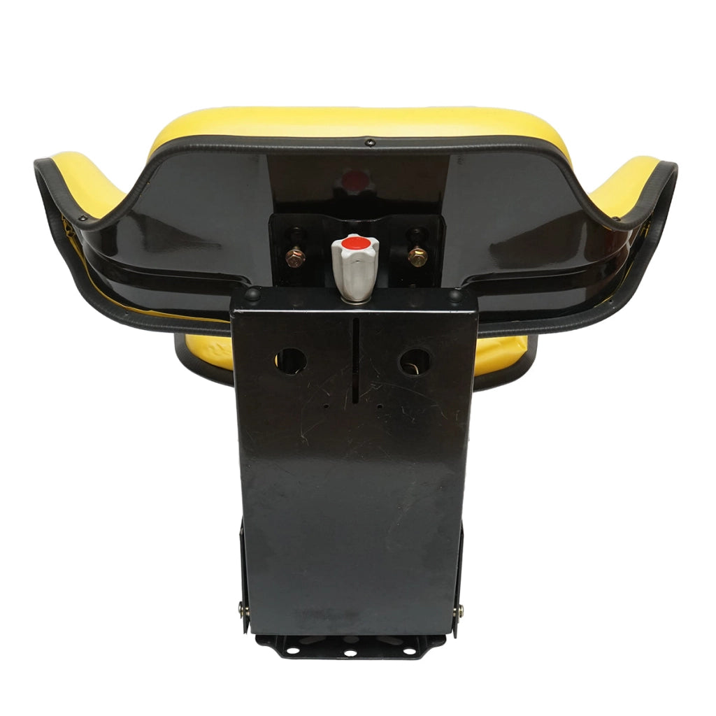 Sedile giallo per trattore con tripla regolazione e ammortizzatore UTB U-445 e U-650.