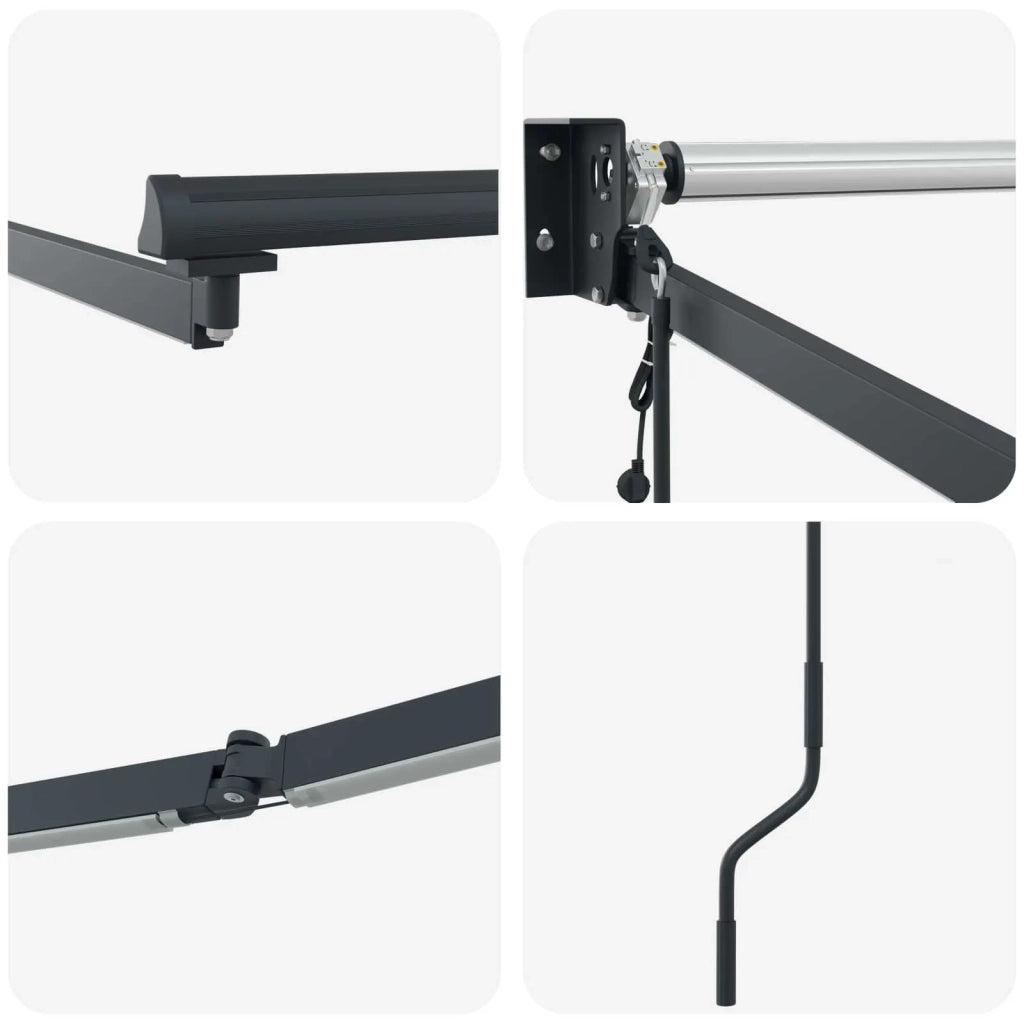 Struttura della tenda elettrica retrattile Antracite 4 × 3 m 42024224