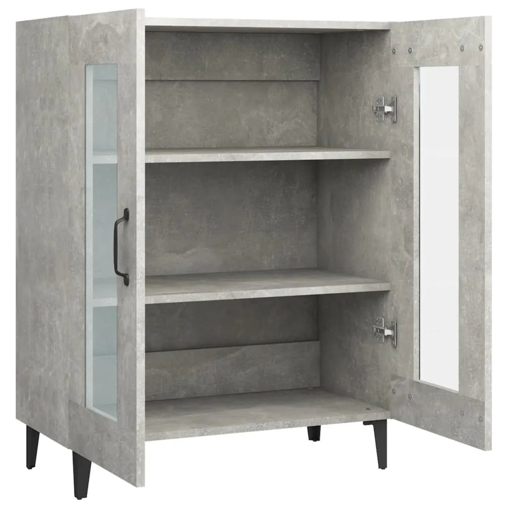 Buffet credenza cassettiera armadio mobile contenitore organizer per cucina soggiorno salotto 69,5 x 34 x 90 cm legno ingegnerizzato grigio 02_0032057