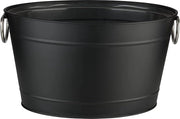 Bacchetta metallica zincata - pezzo di plastica di ingresso - maniglie robuste - 11 litri - 40 x 28 x 22 cm