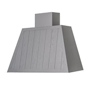 Cappa aspirante GARAGE WOOD DOGATO in acciaio inox silver cm 80