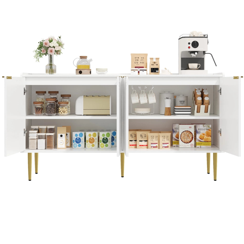Credenza Moderna ¨C Xylo ¨C Legno, Soggiorno, 140x38x75 cm