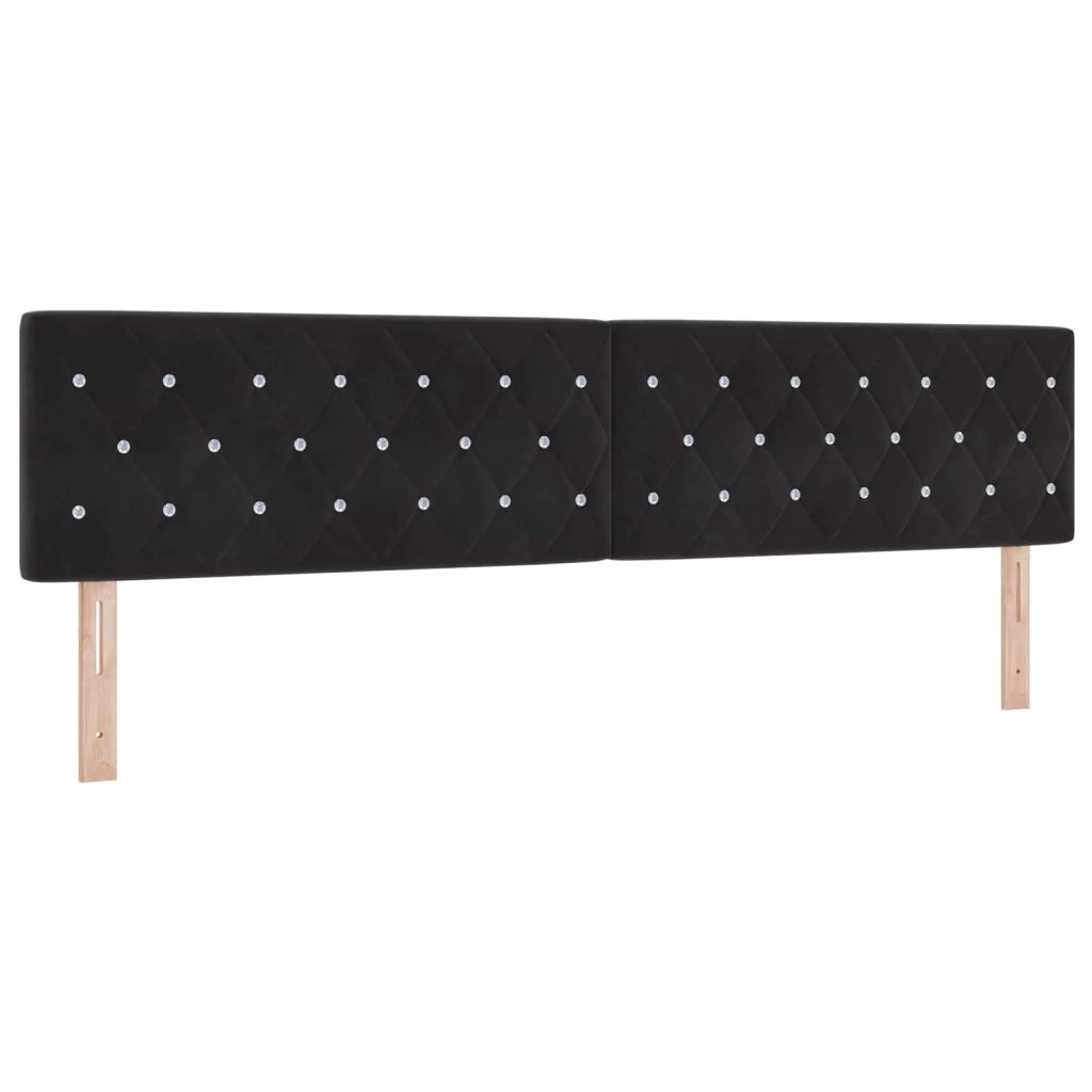 Letto con Contenitore con testiera 2 pz Nero 3458939
