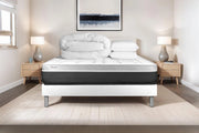 Pacchetto letto completo - Materasso 180x200cm + Box spring con doghe (kit) + 2 cuscini + Piumino - Vital Soft