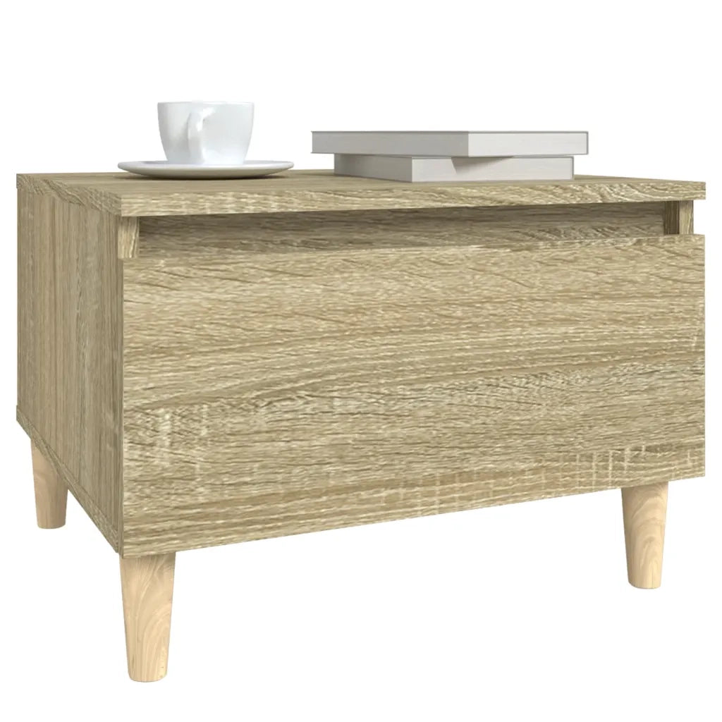 Tavolino Rovere Sonoma 50x46x35 cm in Legno Multistrato cod mxl 26982