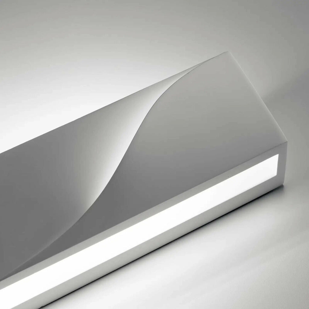 Applique in gesso dal design moderno forma Rettangolare attacco per lampadine G9