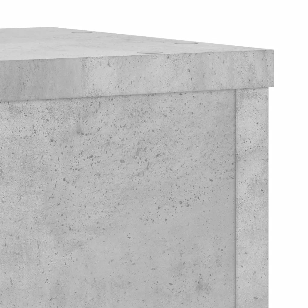 vidaXL Supporti per Piante 2 pz Grigio 20x20x30 cm Legno Multistrato