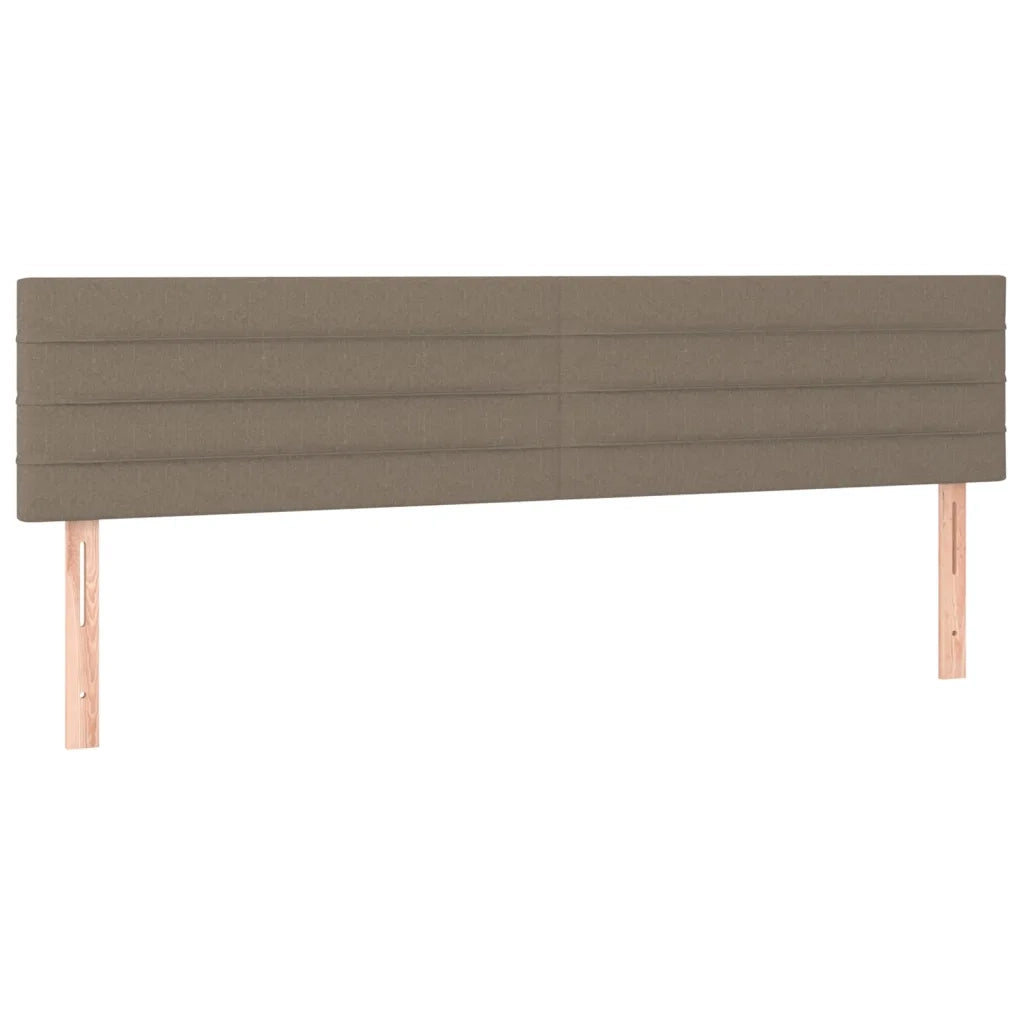 Giroletto a Molle con Materasso Tortora 200x200 cm in Tessuto 3126913