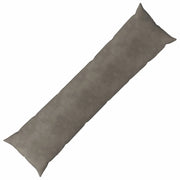 Cuscino con cuscino HEERLEN Grigio Chiaro 40 x 145 cm Velluto 926099