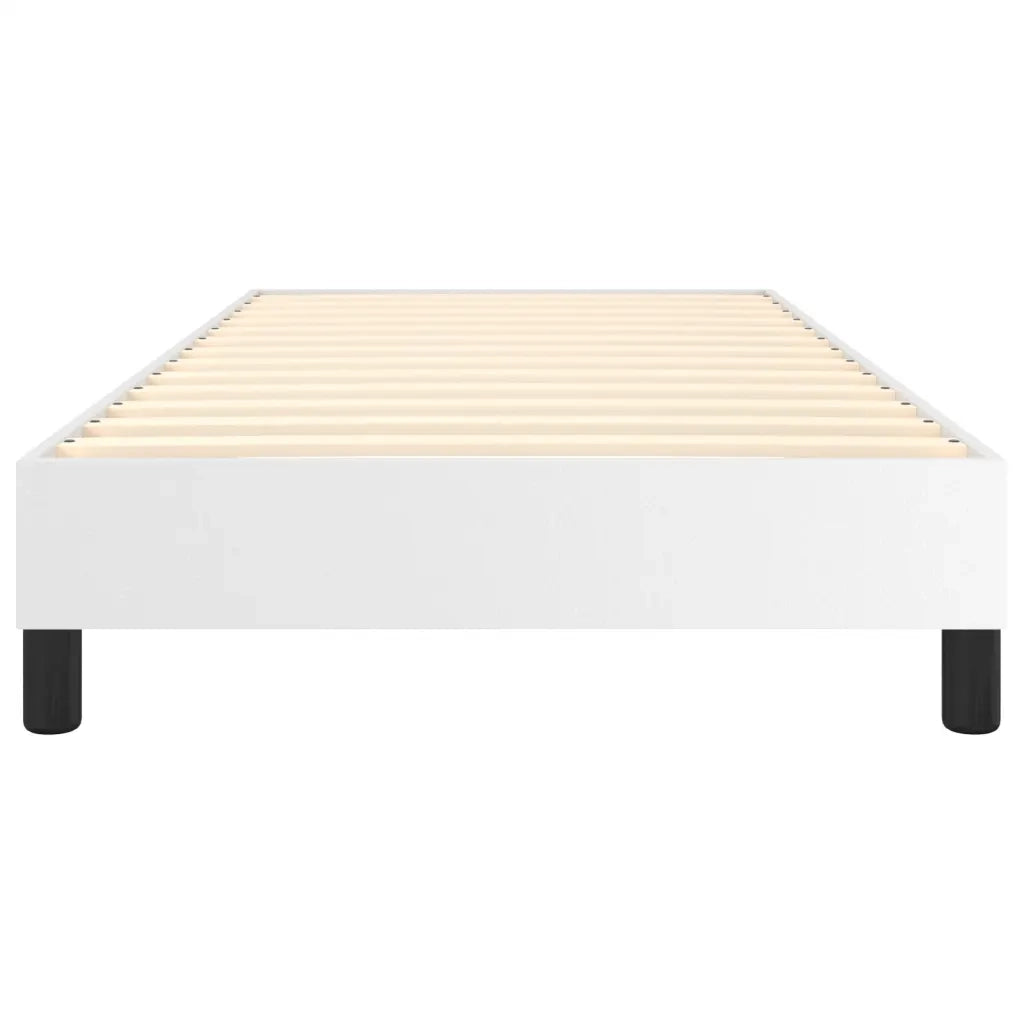 Struttura Letto a Rete a Molle Bianco 100x200 cm in Similpelle 3120683