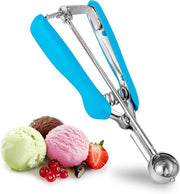 Mini Spatola per biscotti - 1 cucchiaino - 5ml - 25mm - Blu chiaro - Easy Pinch & Release