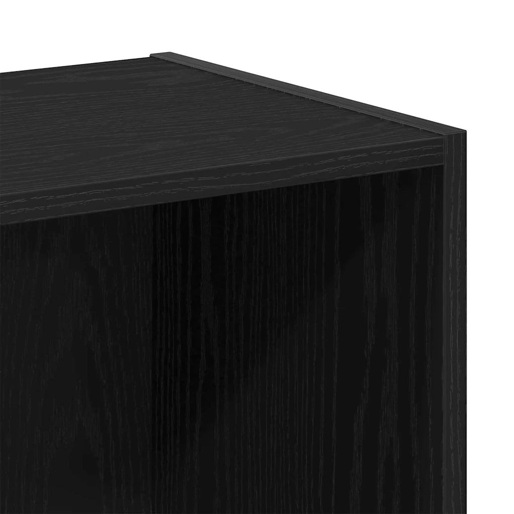 Armadio per Libri Rovere Nero 36 x 30 x 171 cm 862499