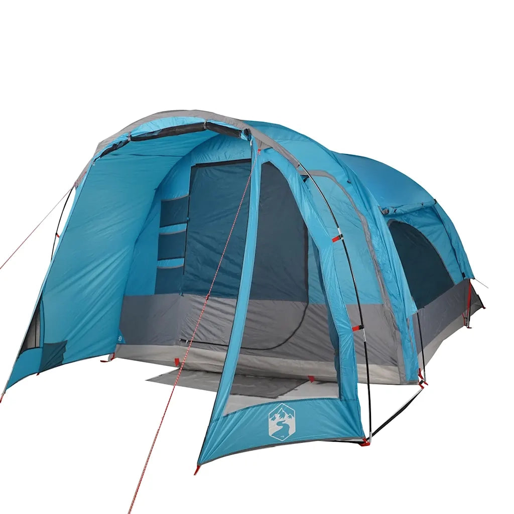 Tenda Familiare per 6 persone-Tenda da campeggio Blu Impermeabile