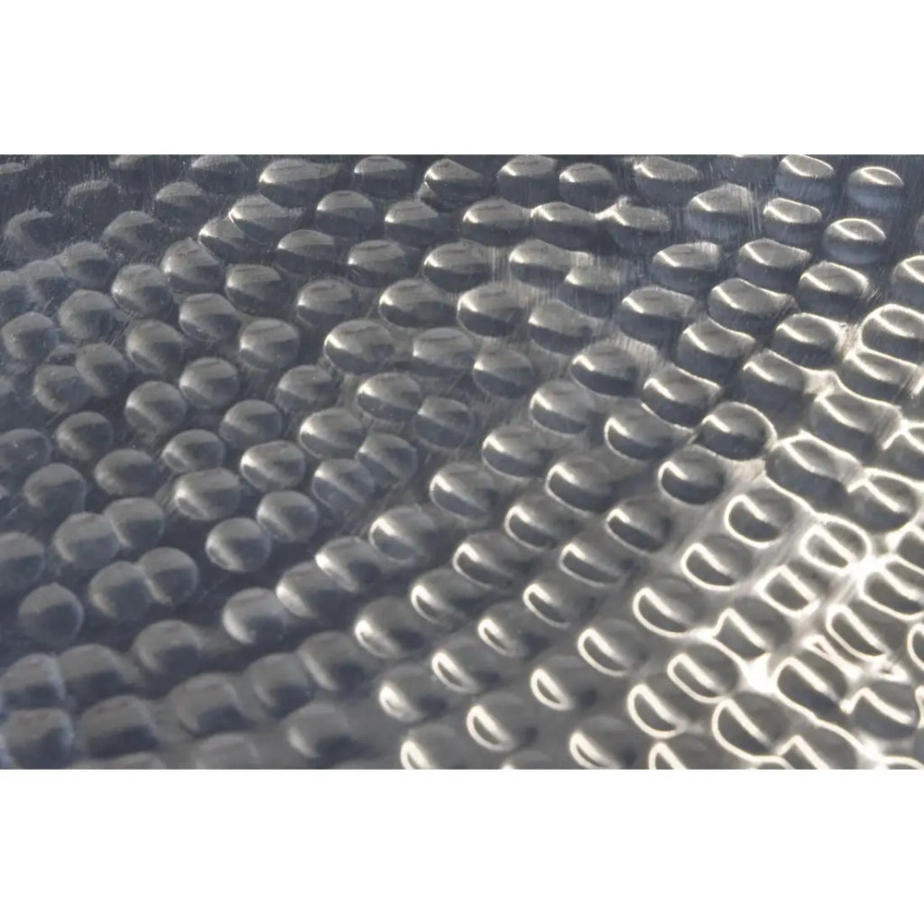 Tavolini bassi nidificati VORTEX in alluminio argentato - set di 2 tavoli rotondi design effetto martellato
