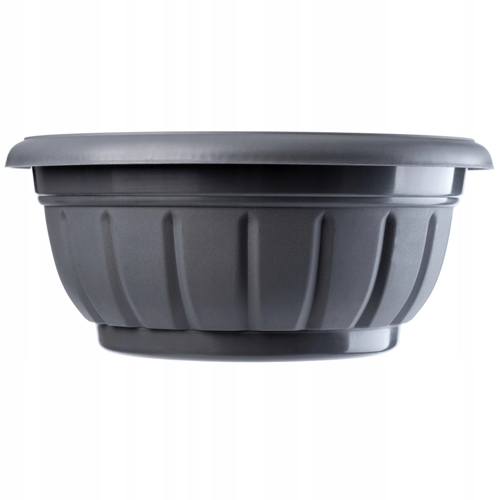 KADAX Copertura per vaso da fiori, ciotola per cimitero, fiori da tomba, plastica, cimitero, 26 cm