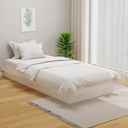 Giroletto Bianco in Legno Massello 90x190 cm Single