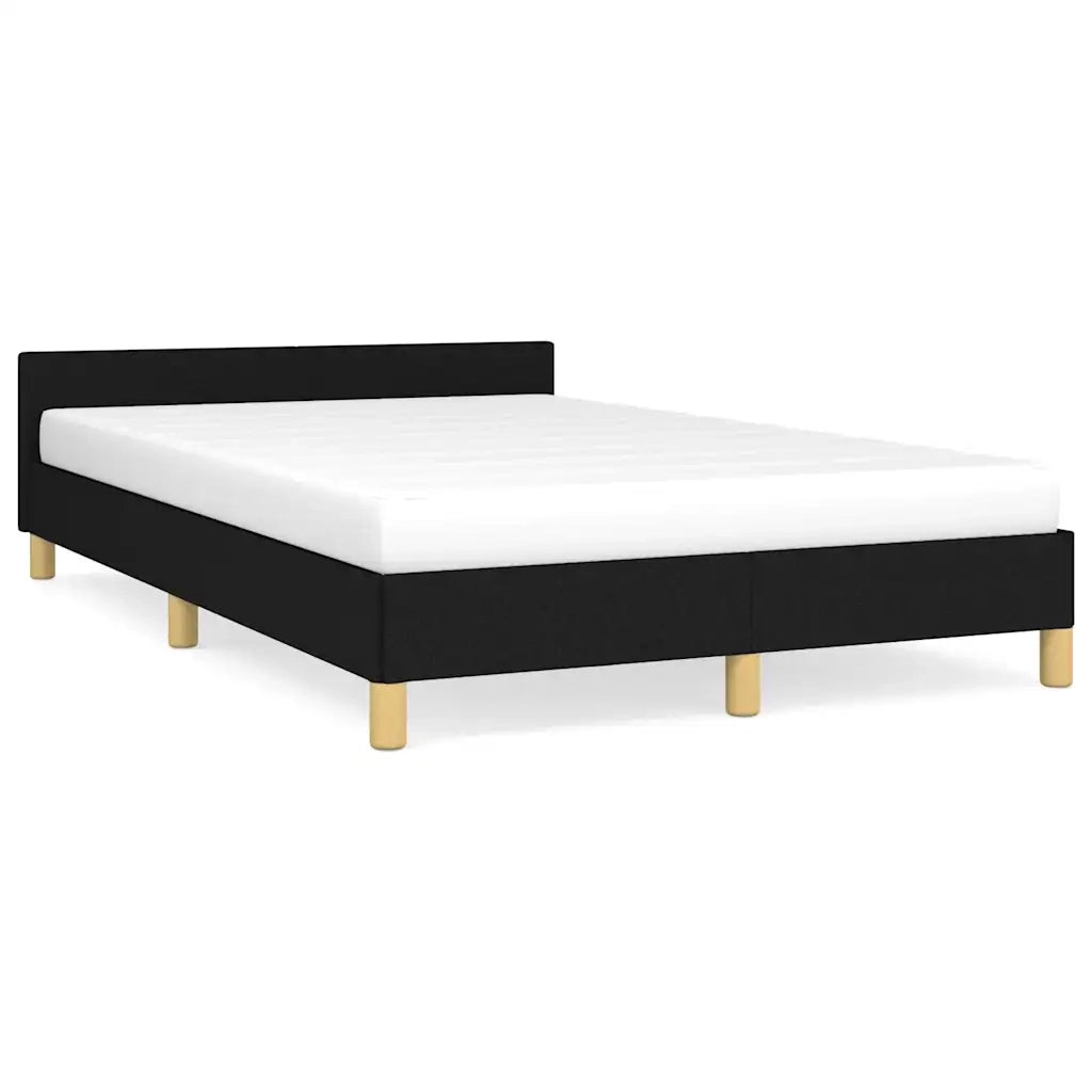 Giroletto senza Materasso Nero 120x200 cm Tessuto 347401
